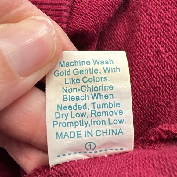 Cat Mom Graphic Burgundy Knit Sweatshirt Top Kitty Lover - Picture 8 of 8